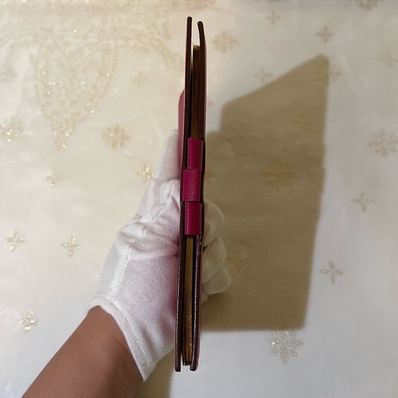 HERMES framboise chevre mysore leather vision agenda cover - Picture 4 of 16